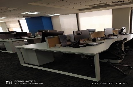 3 Seater Rectangular Working Table