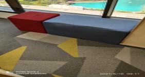 Red Ottoman