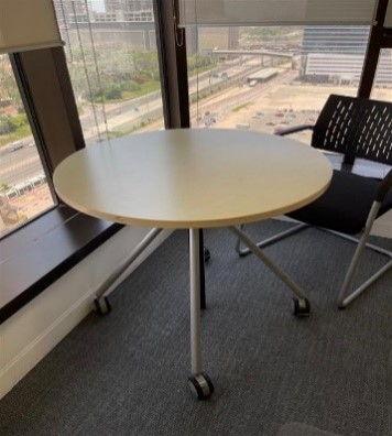 Round Bar Height Table