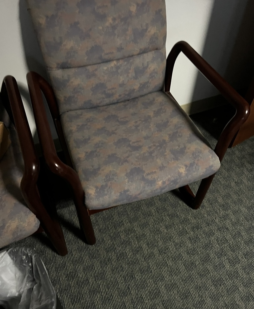 Brown High Back Guest Chair