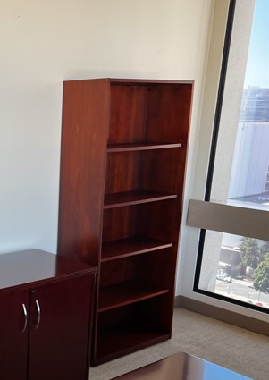 Dark Brown Bookshelf