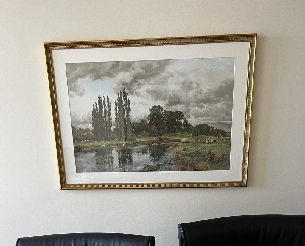 Artwork in Gold Coloured Frame
