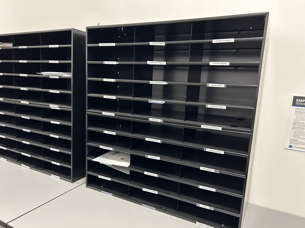 Mail bookcase