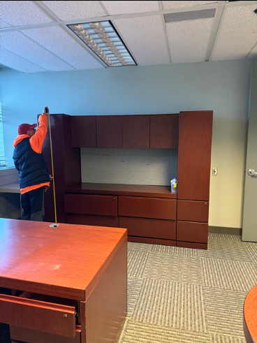 TV cabinet, 98x24x72"