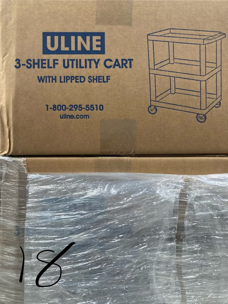 3-Shelf Utility Cart
