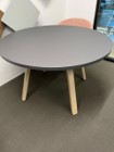  46" round table with Fossill Matte laminate