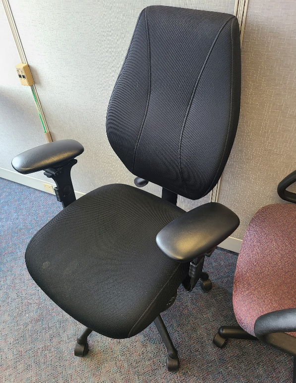  Chaise de travail - Noir