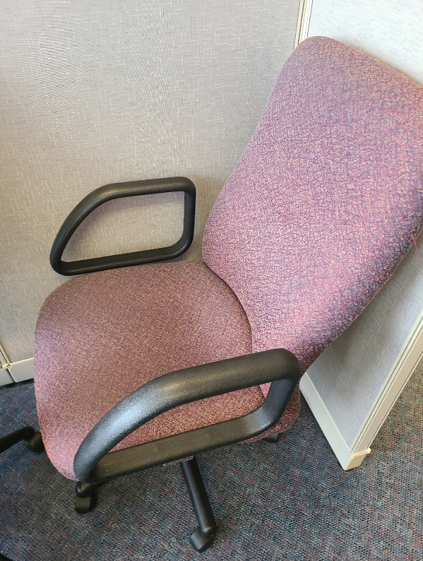 Chaise de travail - motif clair