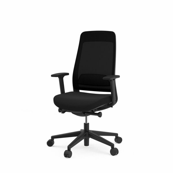Black Task Chair with Arms