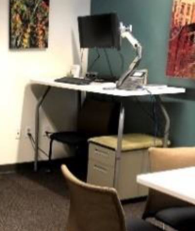 Airtouch Desk with Pin Leg (height adjustable)