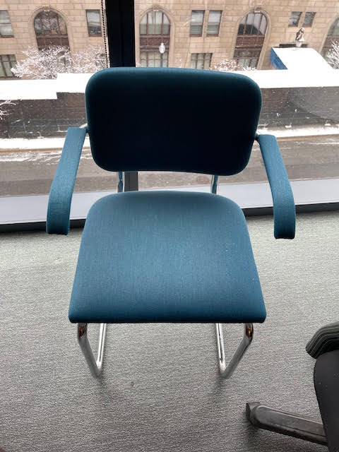 Metal Teal Chair 