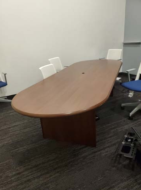 Board Room Table, wood grain