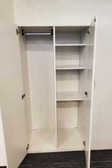 Coat Closet, with shelving