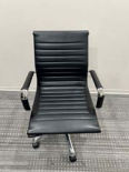 Office chair, black leather