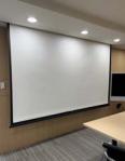 Projector screen, large