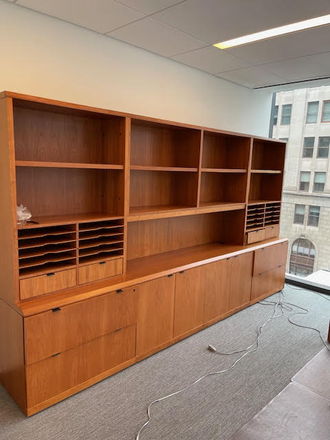 Large Credenza with Hutch (top is one piece)
