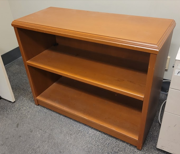 2-Shelf Bookcase, 37.5 x 15 x 30"