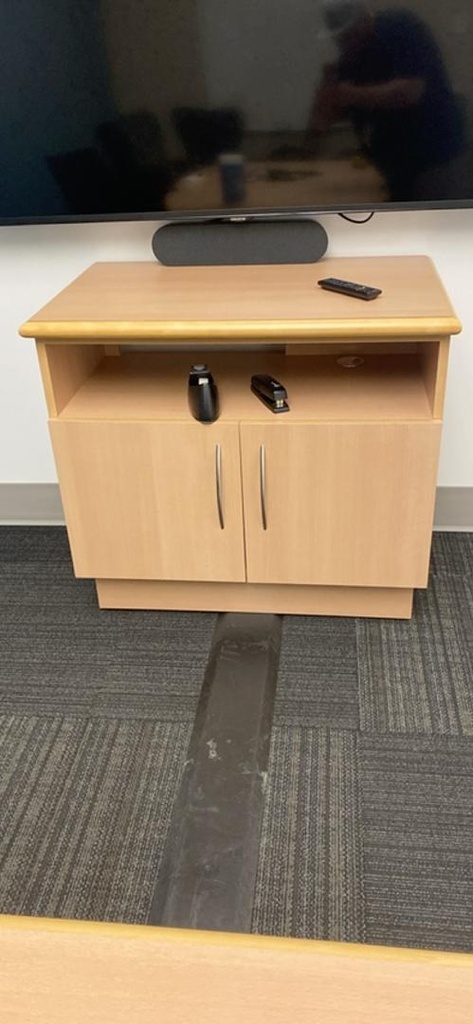 Wooden 2-High Storage Cabinet, 84" x 48