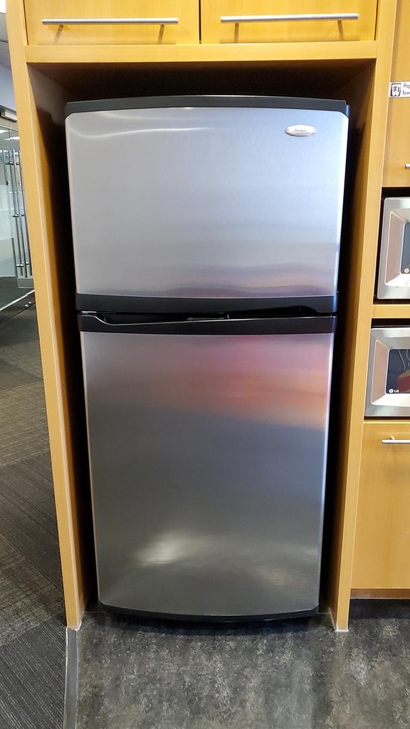 Whirlpool Stainless Steel Fridge, 80" x 36"-48" x 30"