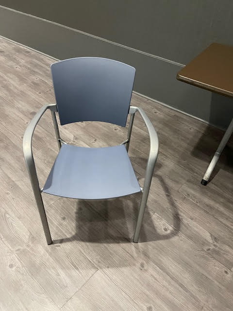 Blue Stack Chair