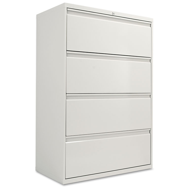 4 Drawer Lateral White Filing Cabinet (photo representation)