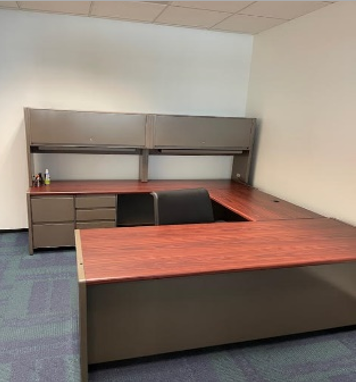 Left hand U desk