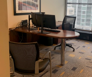 L-shape desk