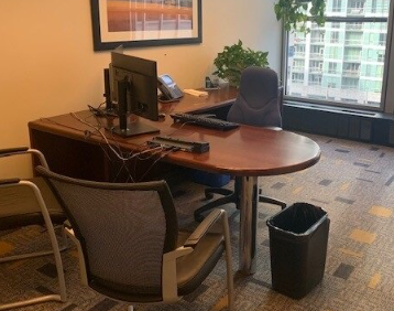 L-shape desk