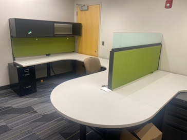 Allsteel Double Desk Station