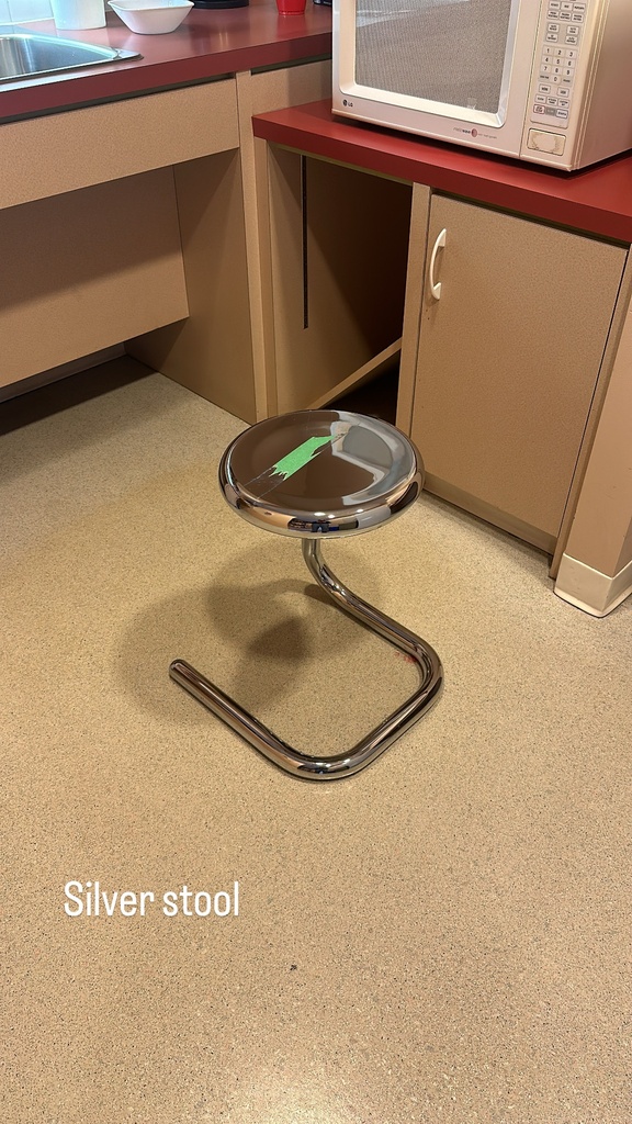 Silver Stool 