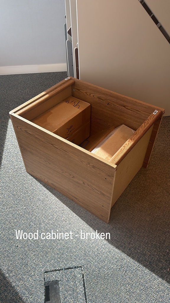 Small Wood Cabinet (broken)