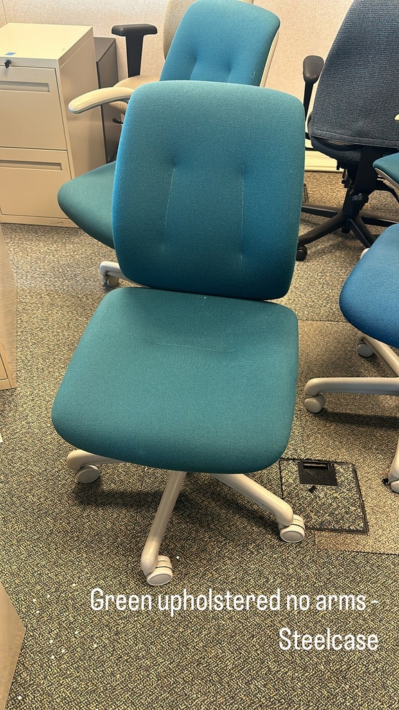 Green Upholstered Task