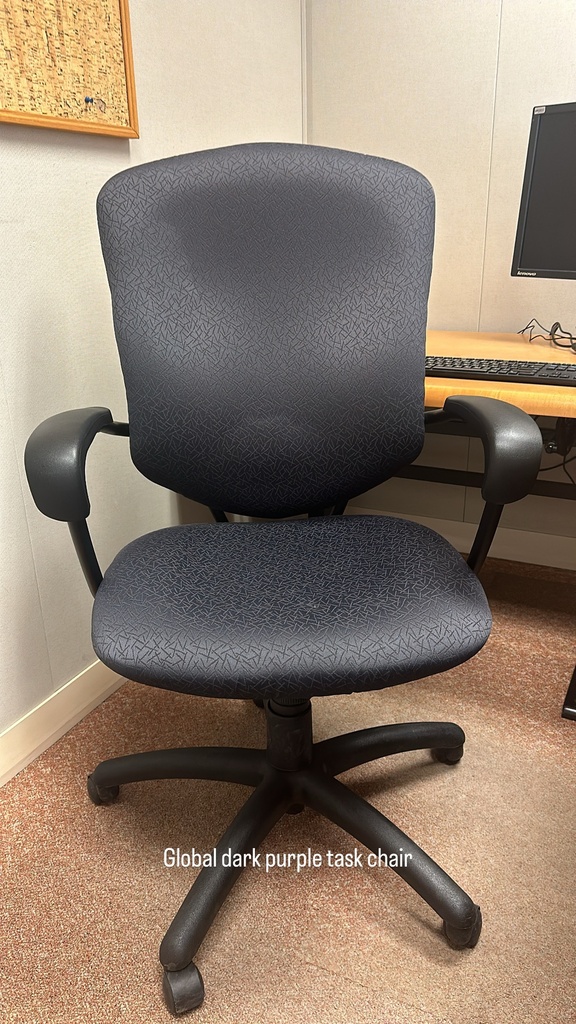 Dark Purple Task Chair