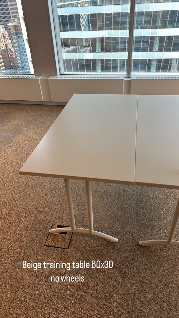 Beige Training Table