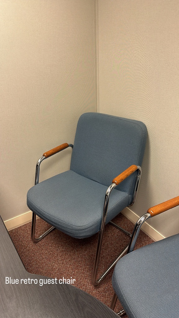 Blue Retro Guest Chair