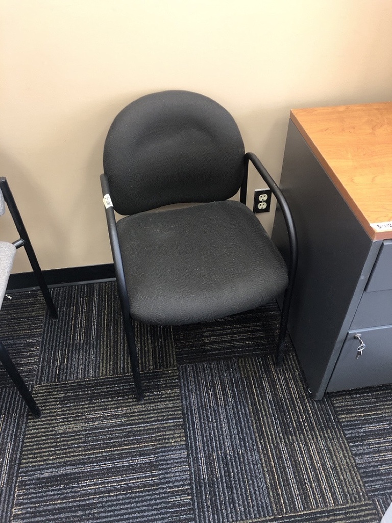 Guest Chair Wood, Upholstered 