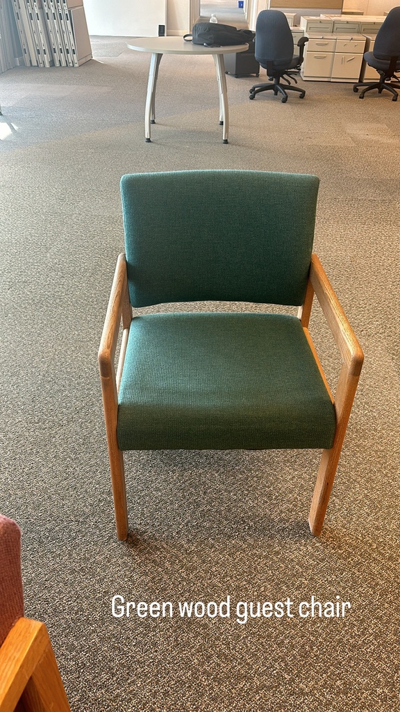 Green Wood Guest Chair