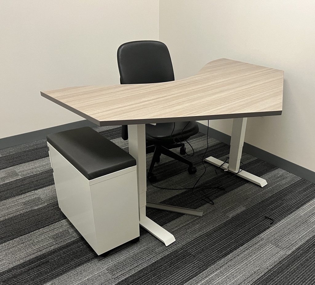 Electric Sit-Stand Table - Walnut