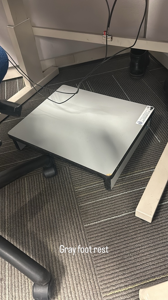 Grey footrest, assorted