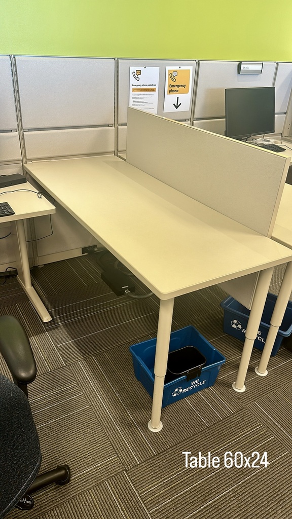 Training table, 60x24"