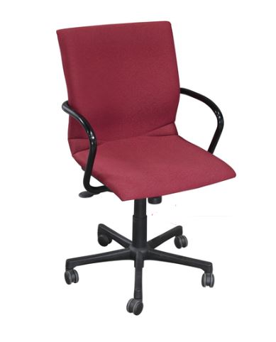 Red Steelcase Protégé Task Chair (photo representation)
