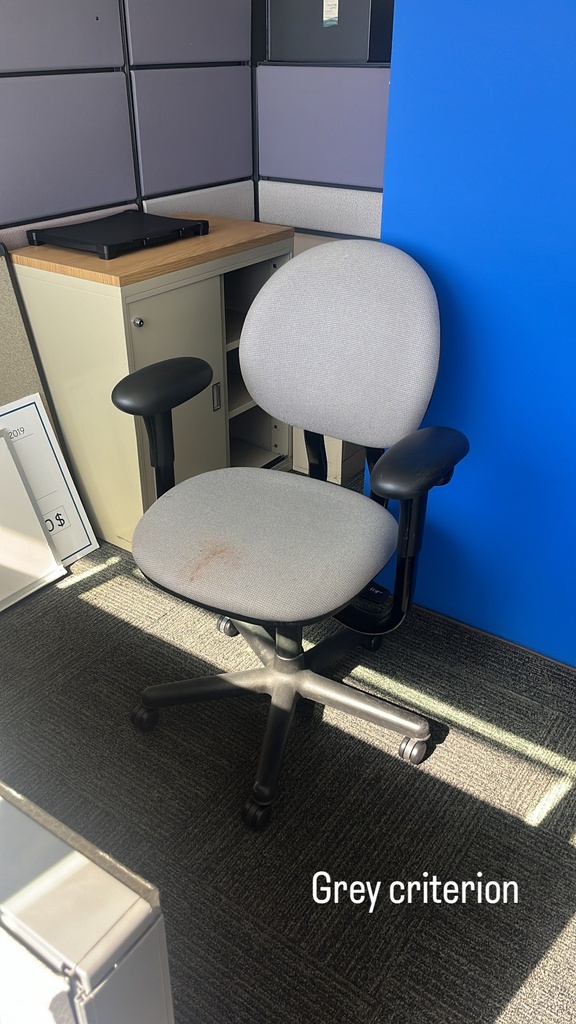 Gris Chaise de travail Criterion Steelcase