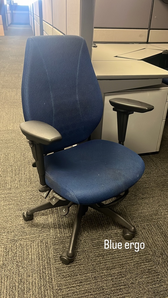 Blue Ergocentric Task Chair