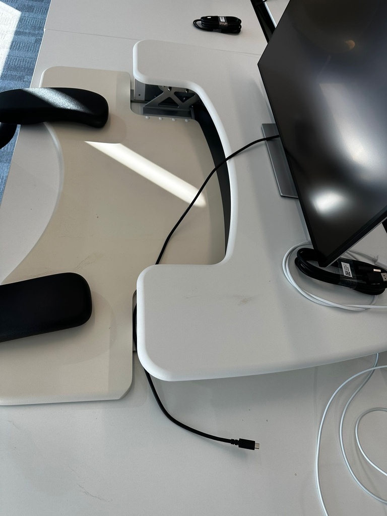 Desktop riser, white