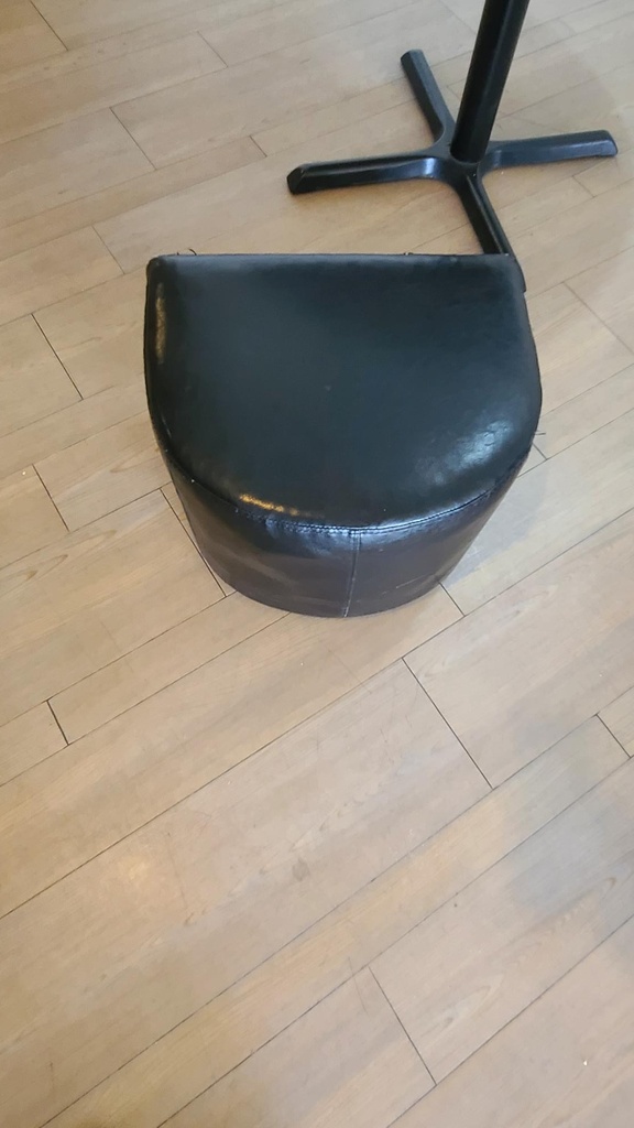 Leather Ottoman