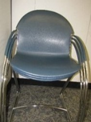 Blue Stacking Chairs