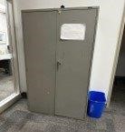 Grey Storage Cabinet