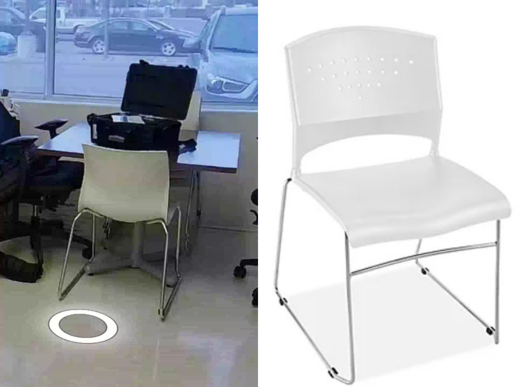 White Stacking Chair