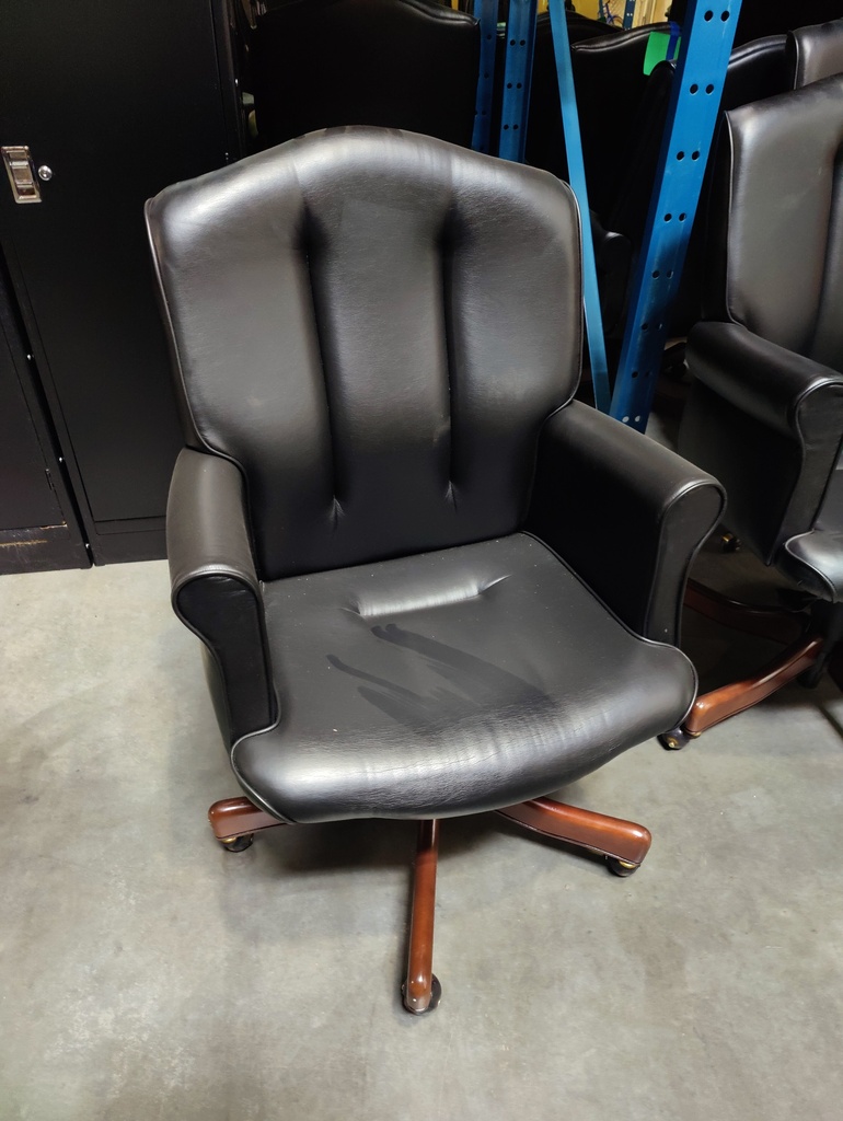 Conference Chairs - Black Leather