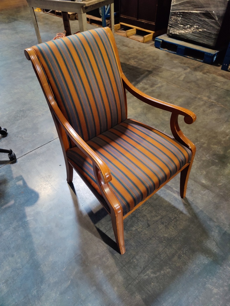 Multi Striped Decorative Chair